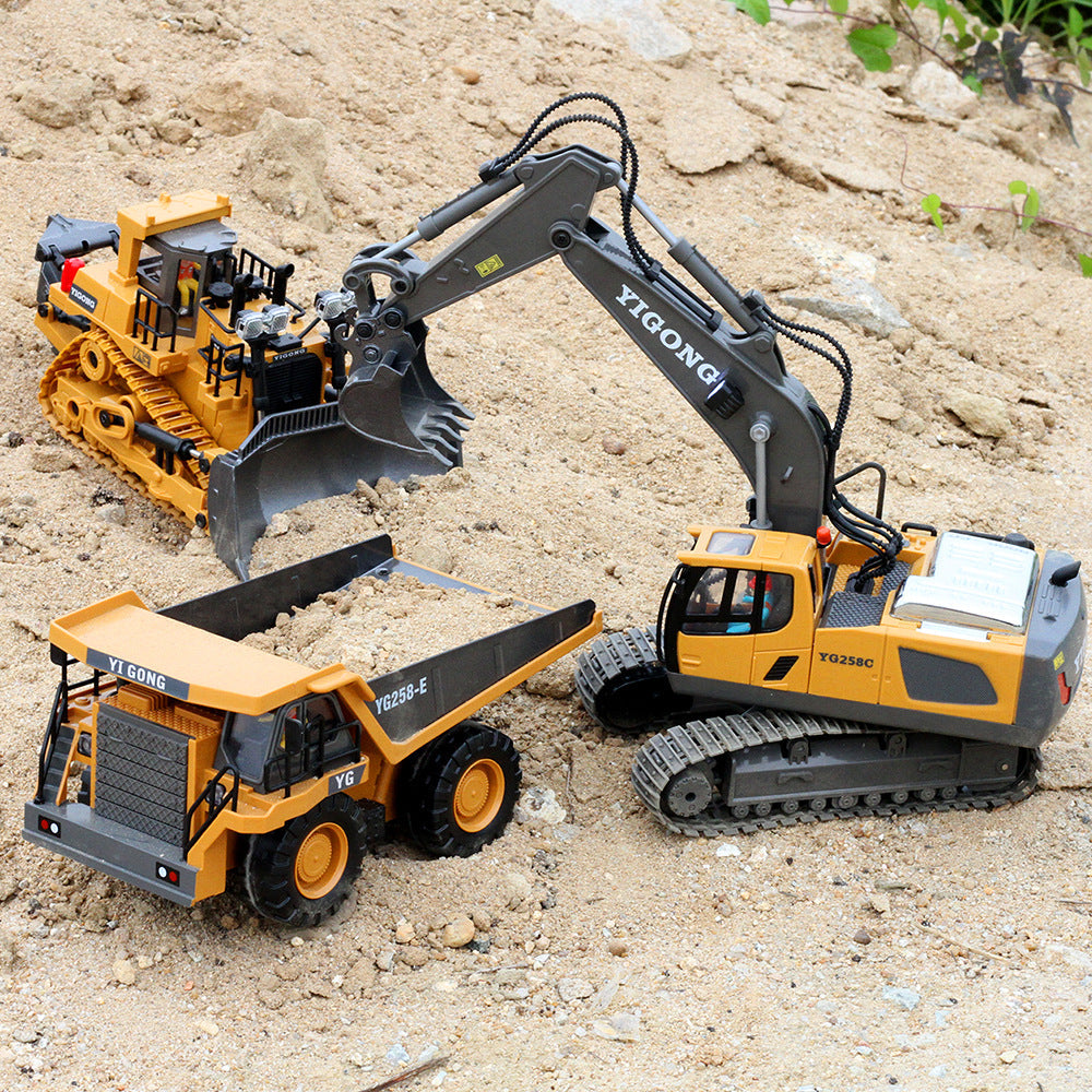 Remote Control Excavator Construction Toys
