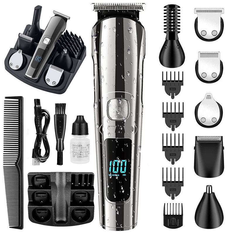 Men's Waterproof Grooming Kit Clippers