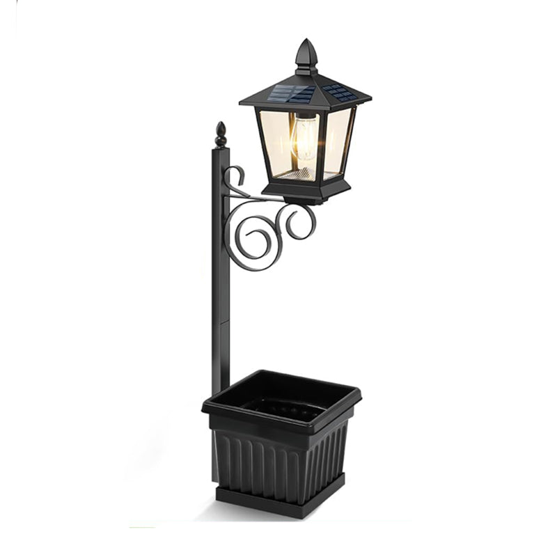 Solar Planter Lamp Post Light