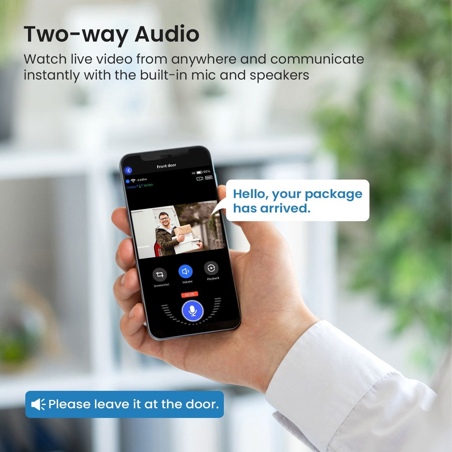 1080P Wireless Doorbell Video Camera