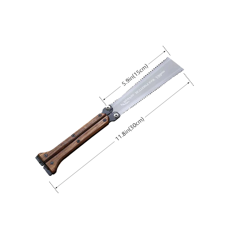 Handy Dual Blade Tool -  Portable Foldable Double-Sided Saw