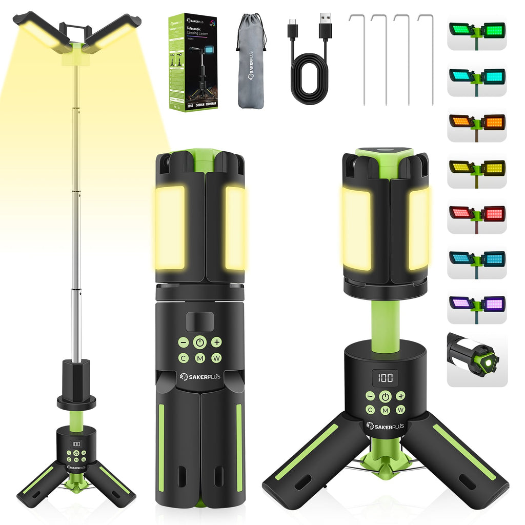 Telescopic Camping Lights with Stand