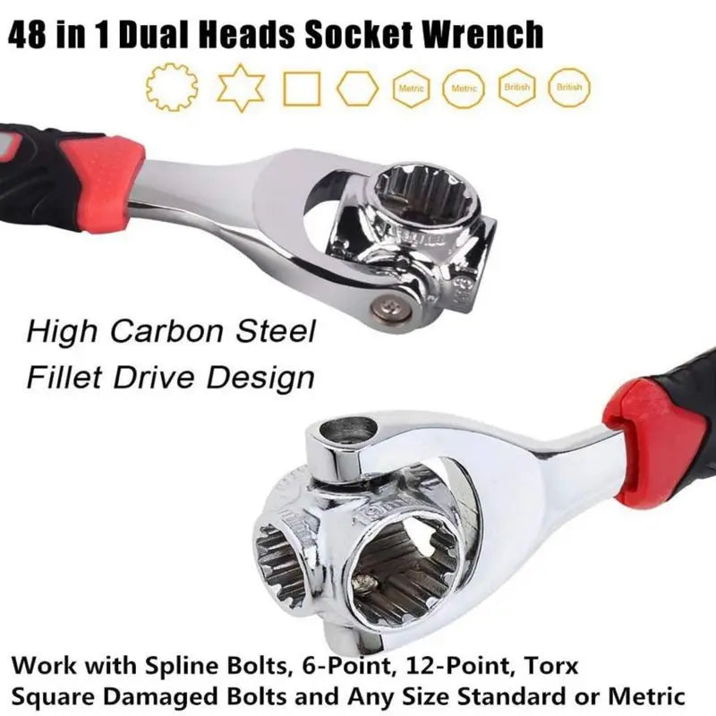 Universal Socket Wrench Tool Set