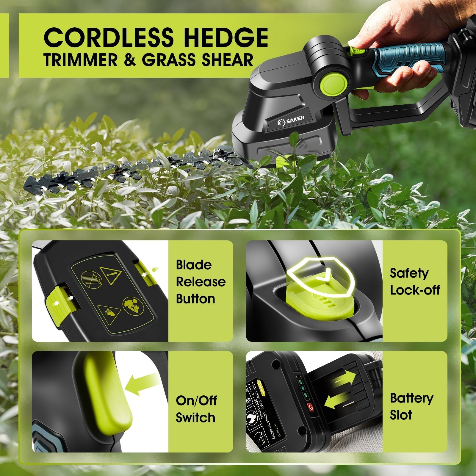 ® Cordless Hedge Trimmer