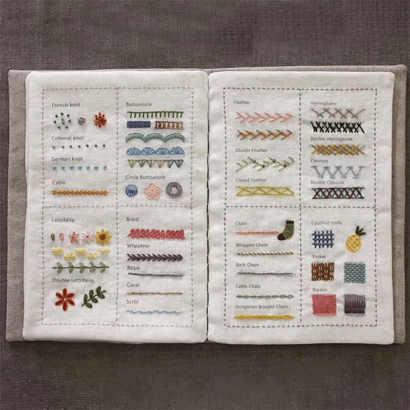 All-Scenario Embroidery Stitch Book Kit