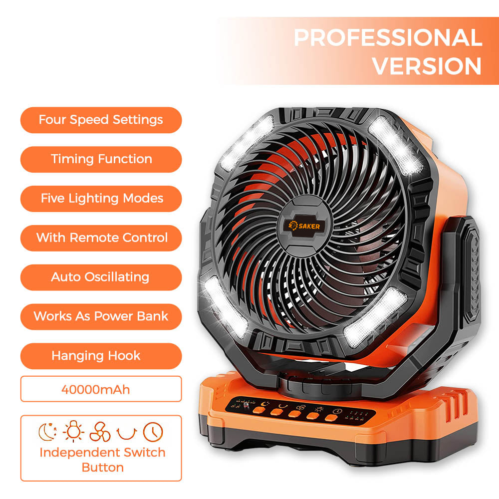 ® Rechargeable Camping Fan