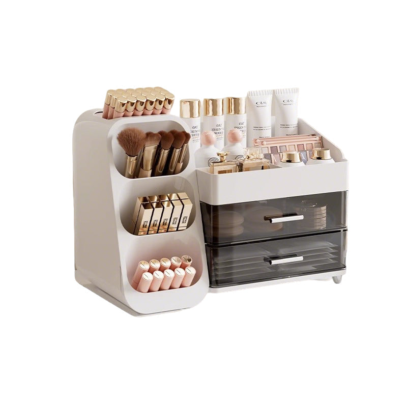 Elegant Vanity Makeup Storage Organizer Box