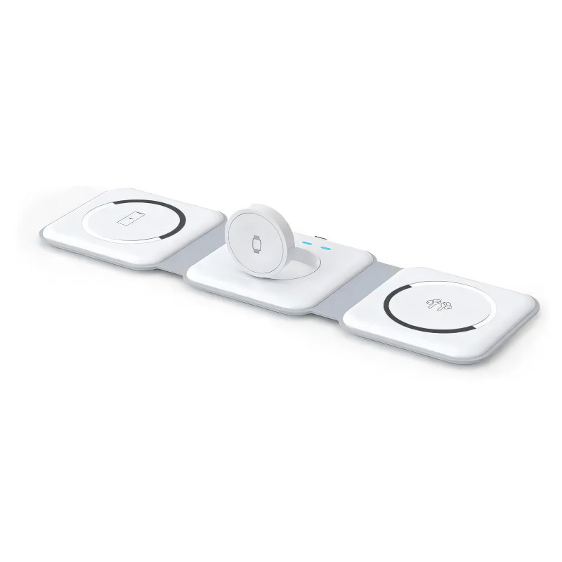 Triple-fold Magnetic Wireless Charger