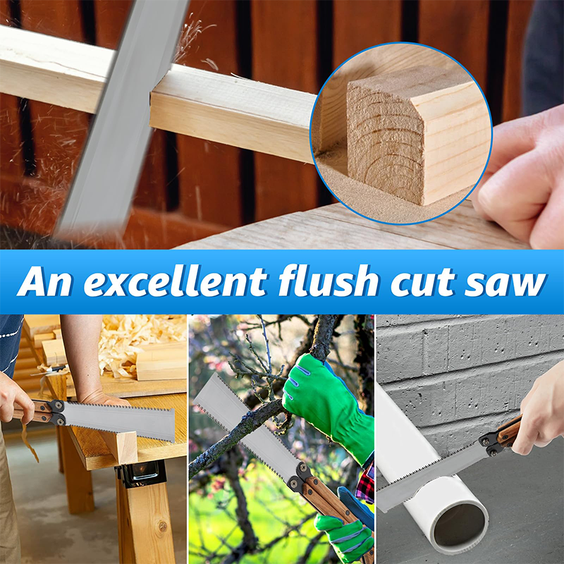 Handy Dual Blade Tool -  Portable Foldable Double-Sided Saw