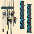 Wall Mounted Fishing Rod Rack
