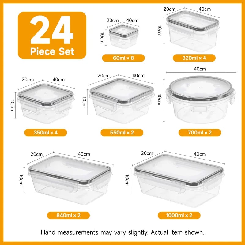 Essential Food Storage Container Set