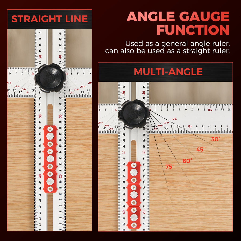 ® Accurate Hole Position Marker - ® 4 in 1 Drilling Positioning Ruler