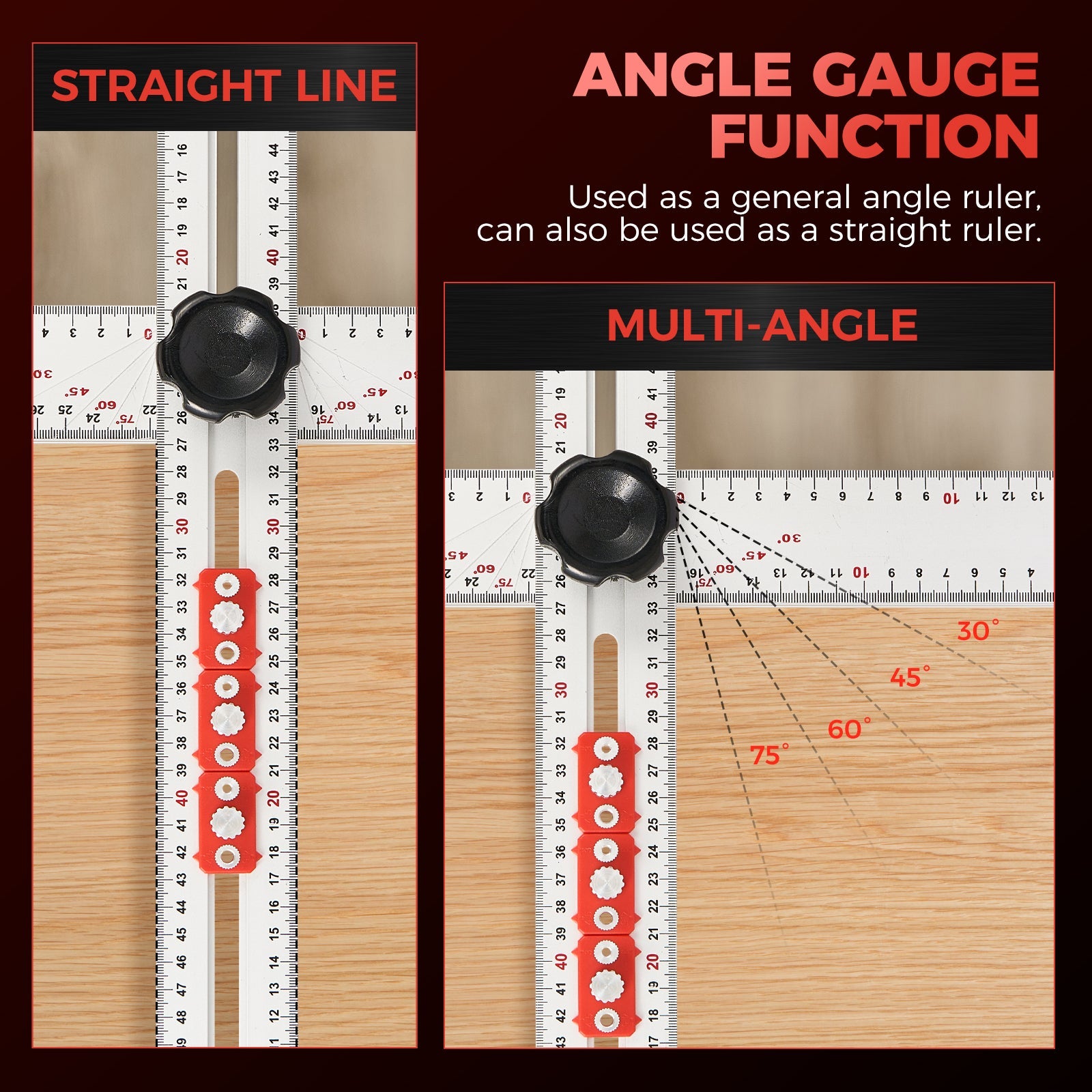 ® Accurate Hole Position Marker - ® 4 in 1 Drilling Positioning Ruler