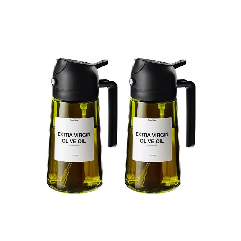 2-in-1 Glass Oil Sprayer and Dispenser