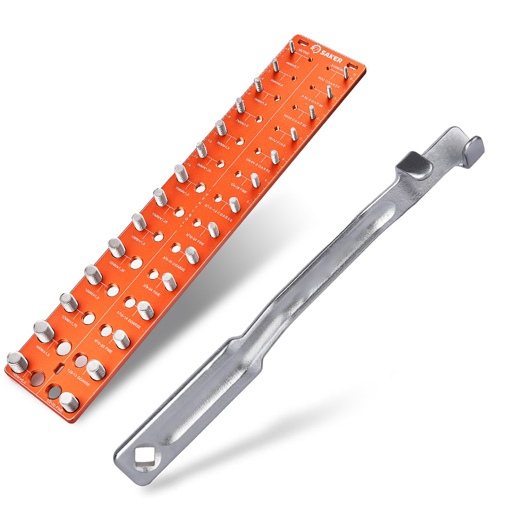 Universal Thread Identifier Tool - ® Nut and Bolt Thread Checker