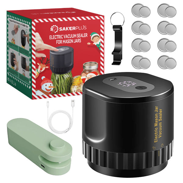 Efficient Food Saver -  Electric Vacuum Sealer For Mason Jars