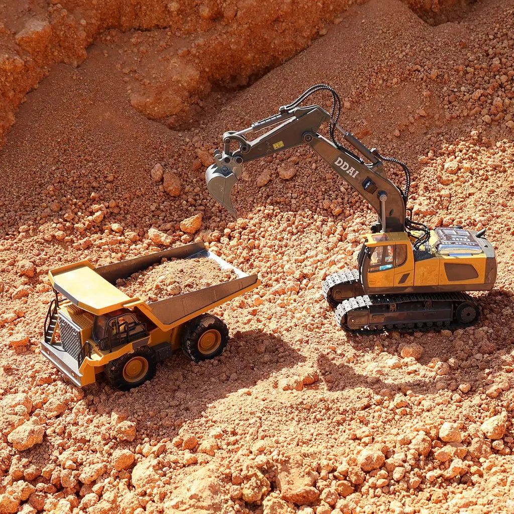 Remote Control Excavator Construction Toys