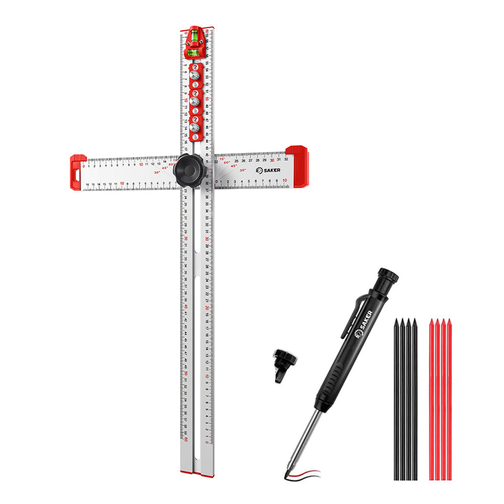 ® Accurate Hole Position Marker - ® 4 in 1 Drilling Positioning Ruler