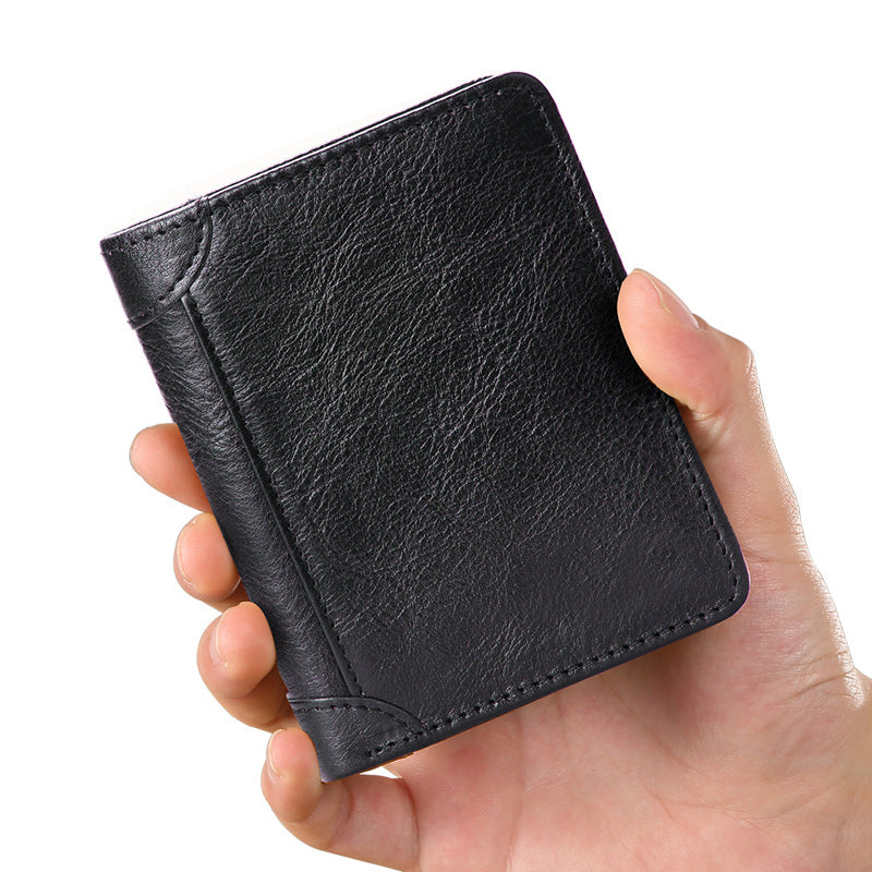 Genuine Leather Slim Wallet