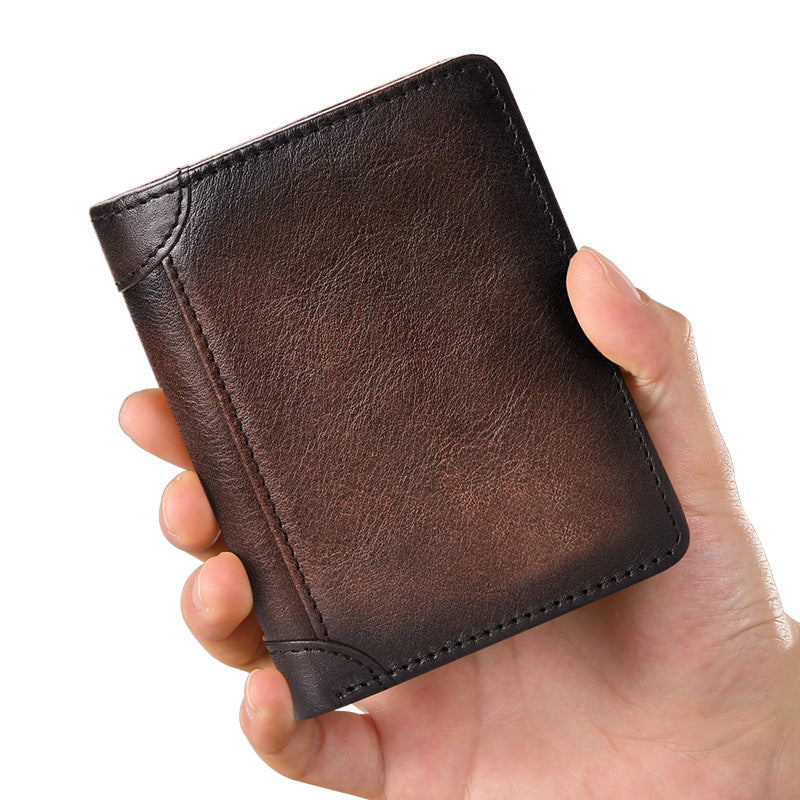 Genuine Leather Slim Wallet