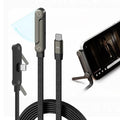 Flat Right Angle USB C Cable Stand