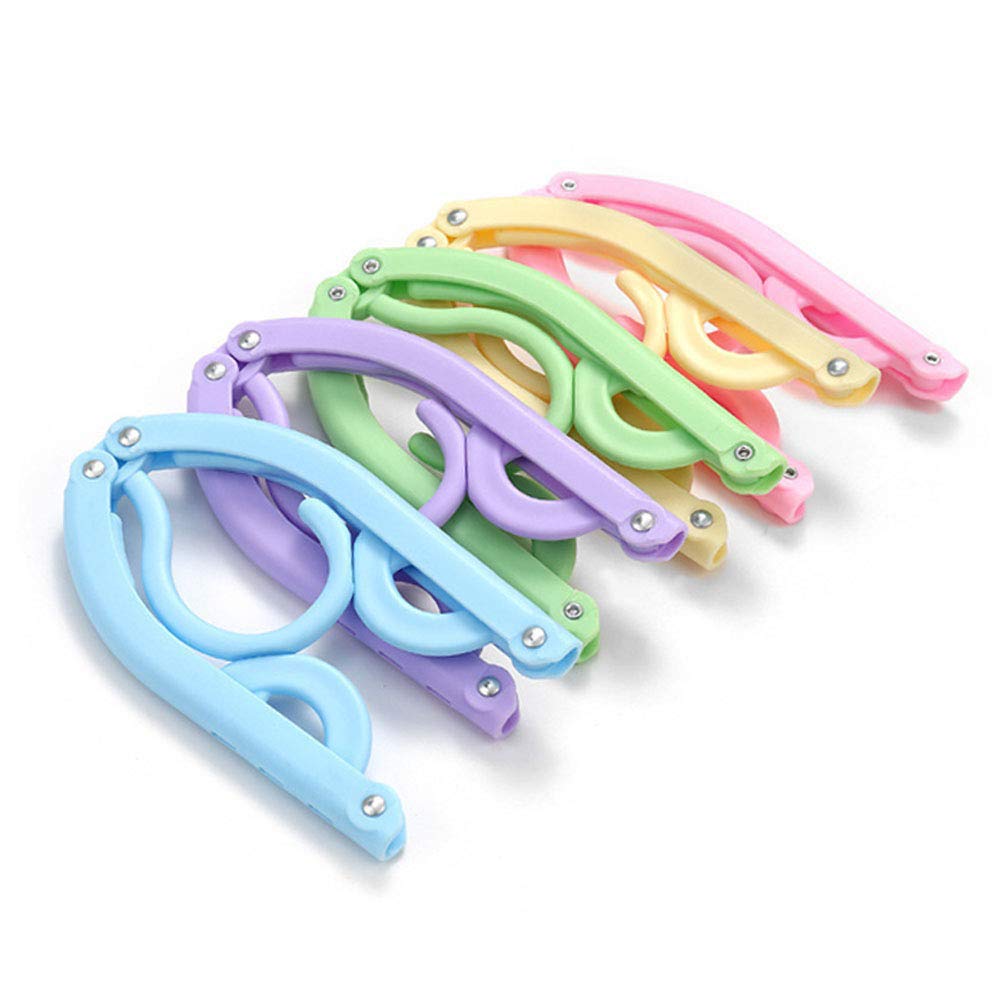 Portable Foldable Travel Hangers Set