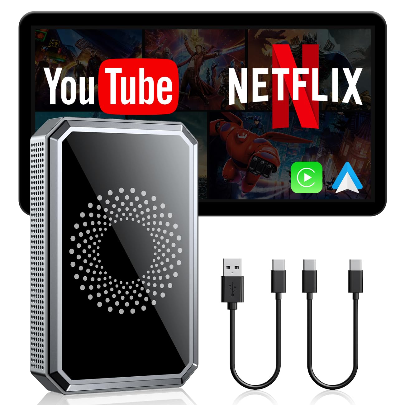 Wireless CarPlay Adapter Video Box