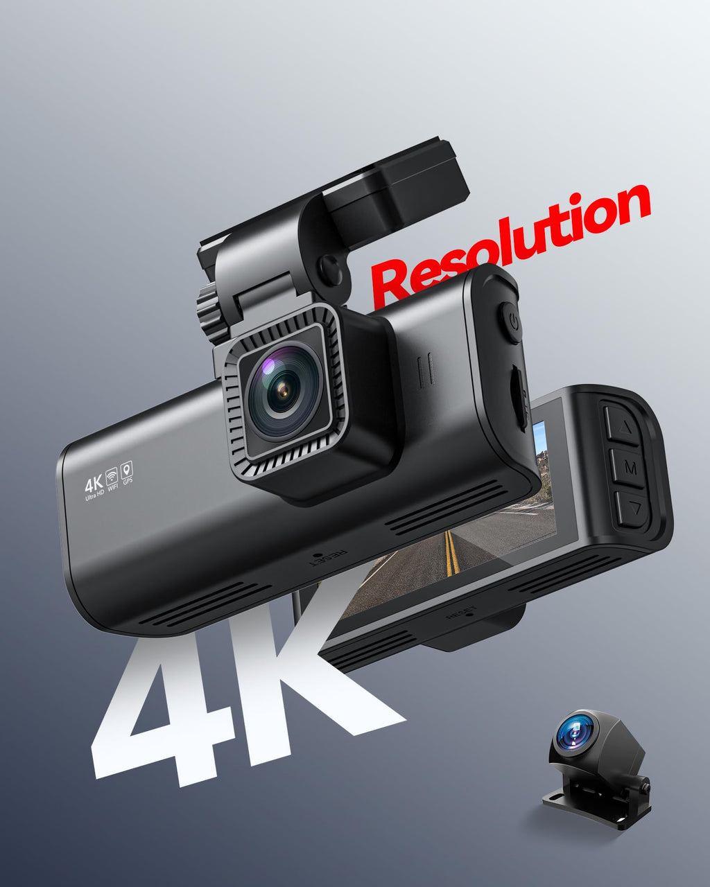 4K Dual Front And Rear Camera