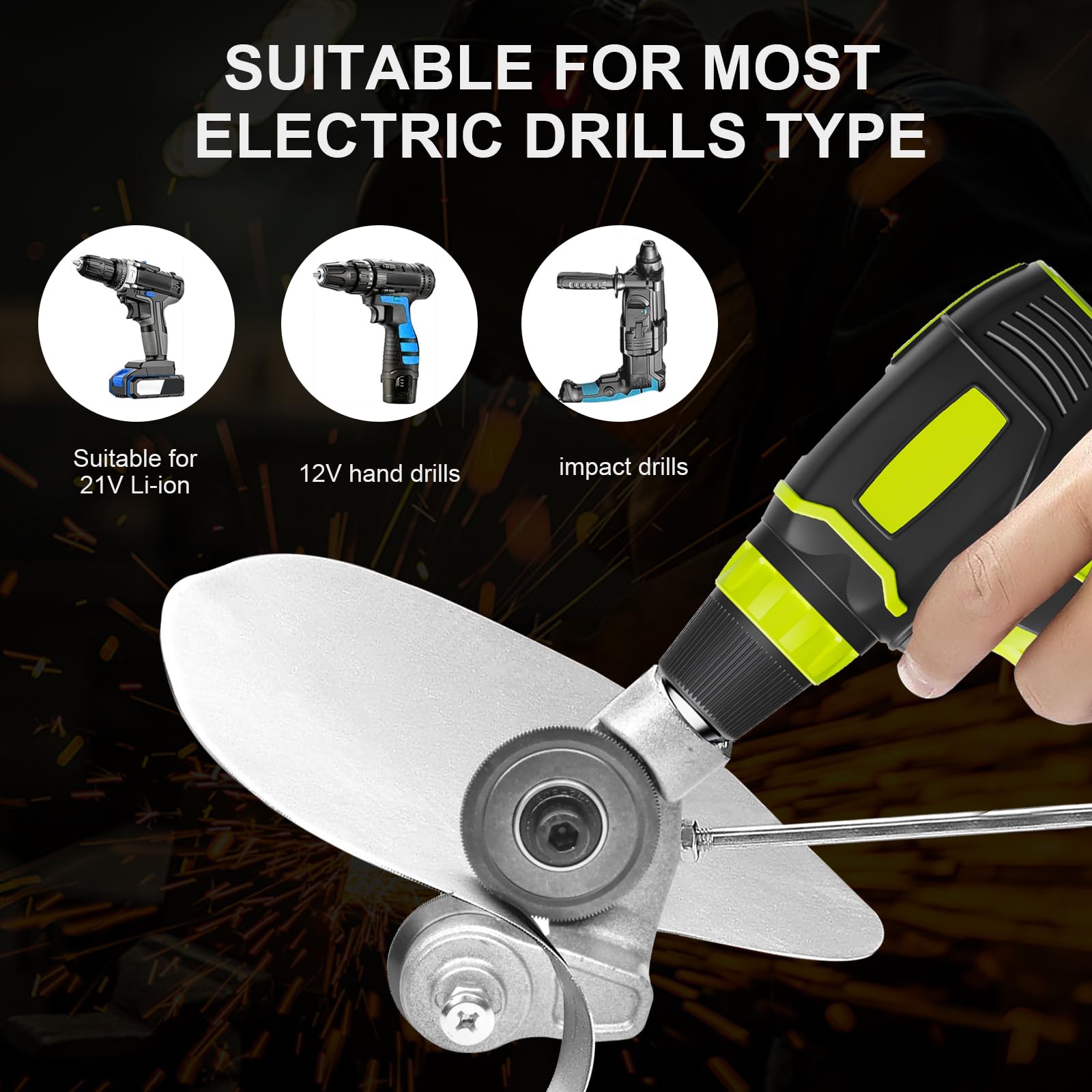 Electric Drill Plate Cutter