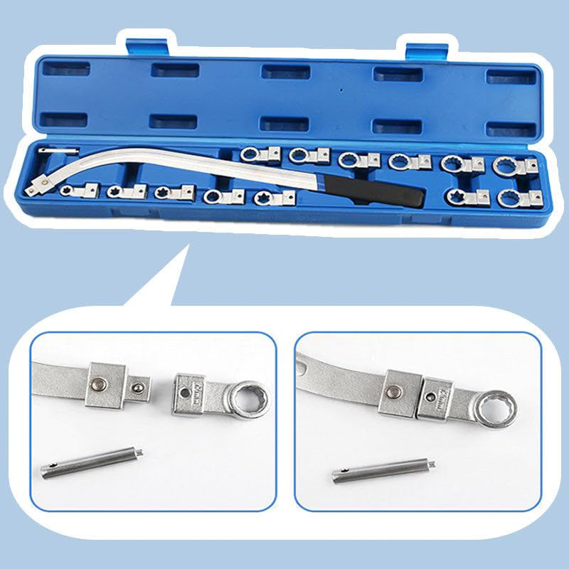 15Pcs Universal Belt Tensioner Pulley Tool Kit