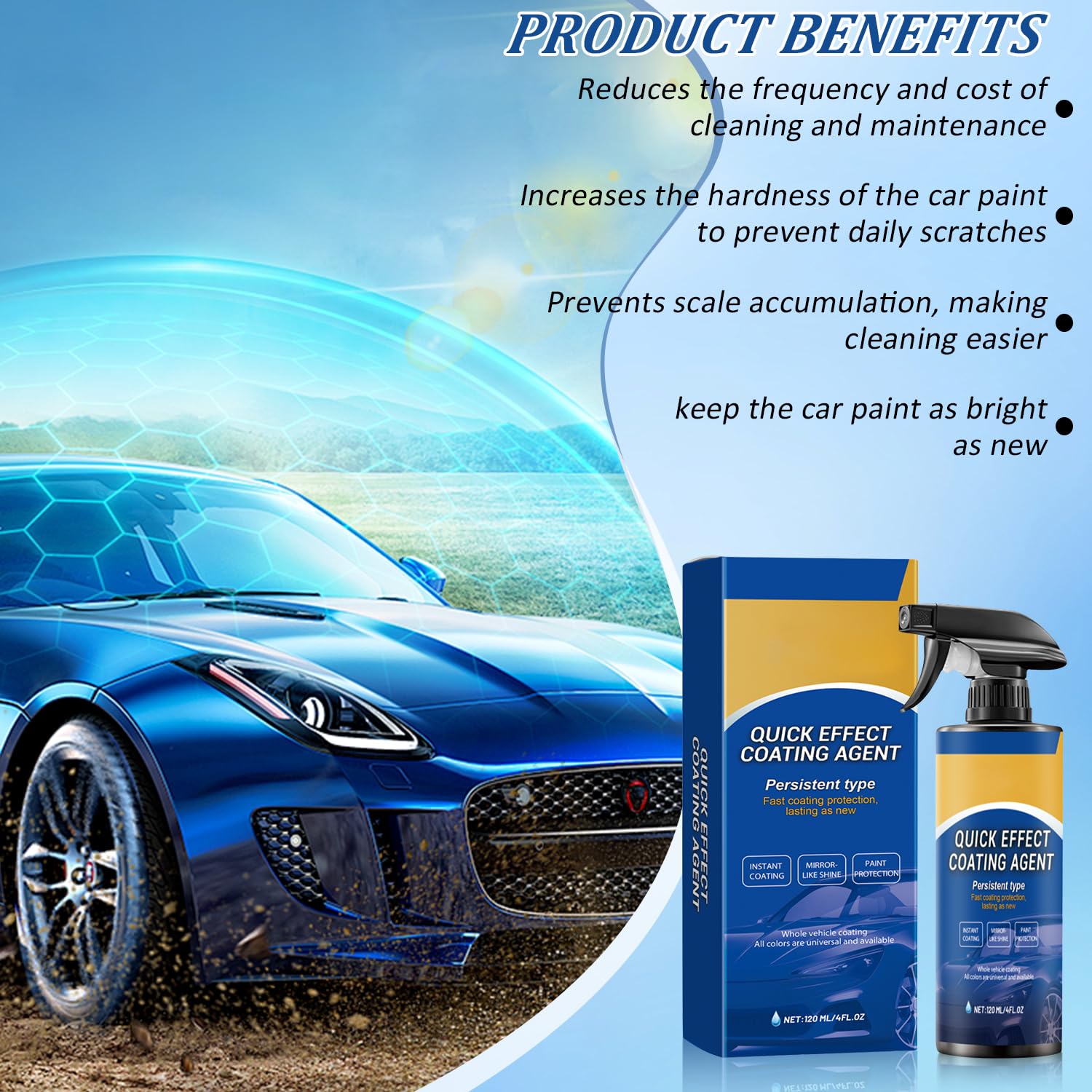Car Paint Spray for Shine & Protection