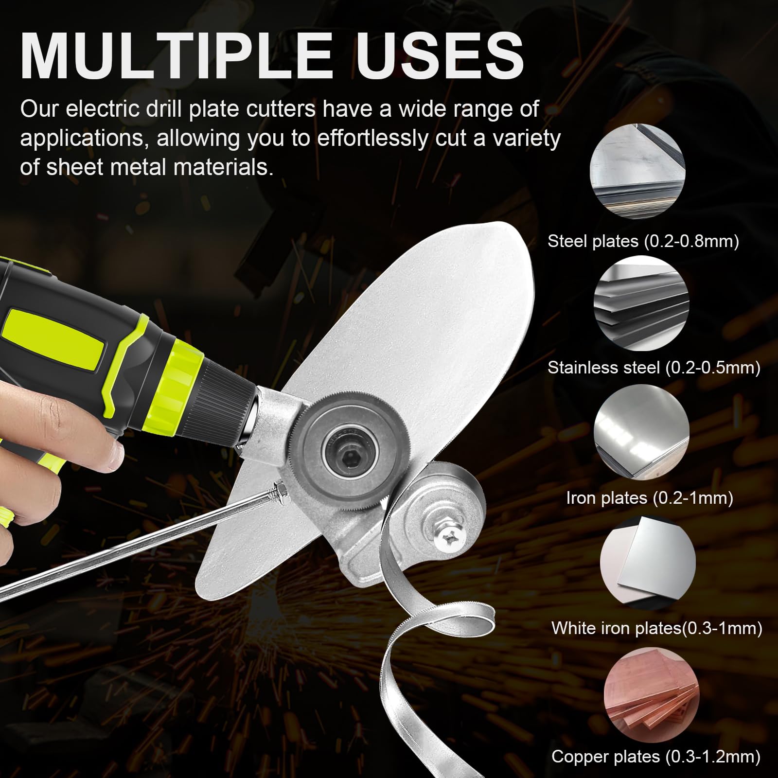 Electric Drill Plate Cutter