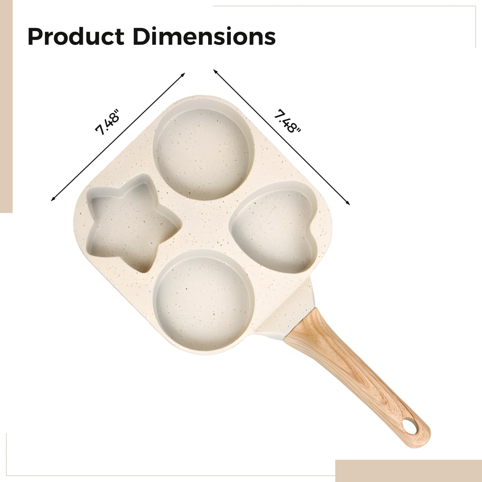 Egg Pan Four Hole Breakfast Skillet
