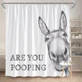 Funny Donkey Shower Curtain Decor