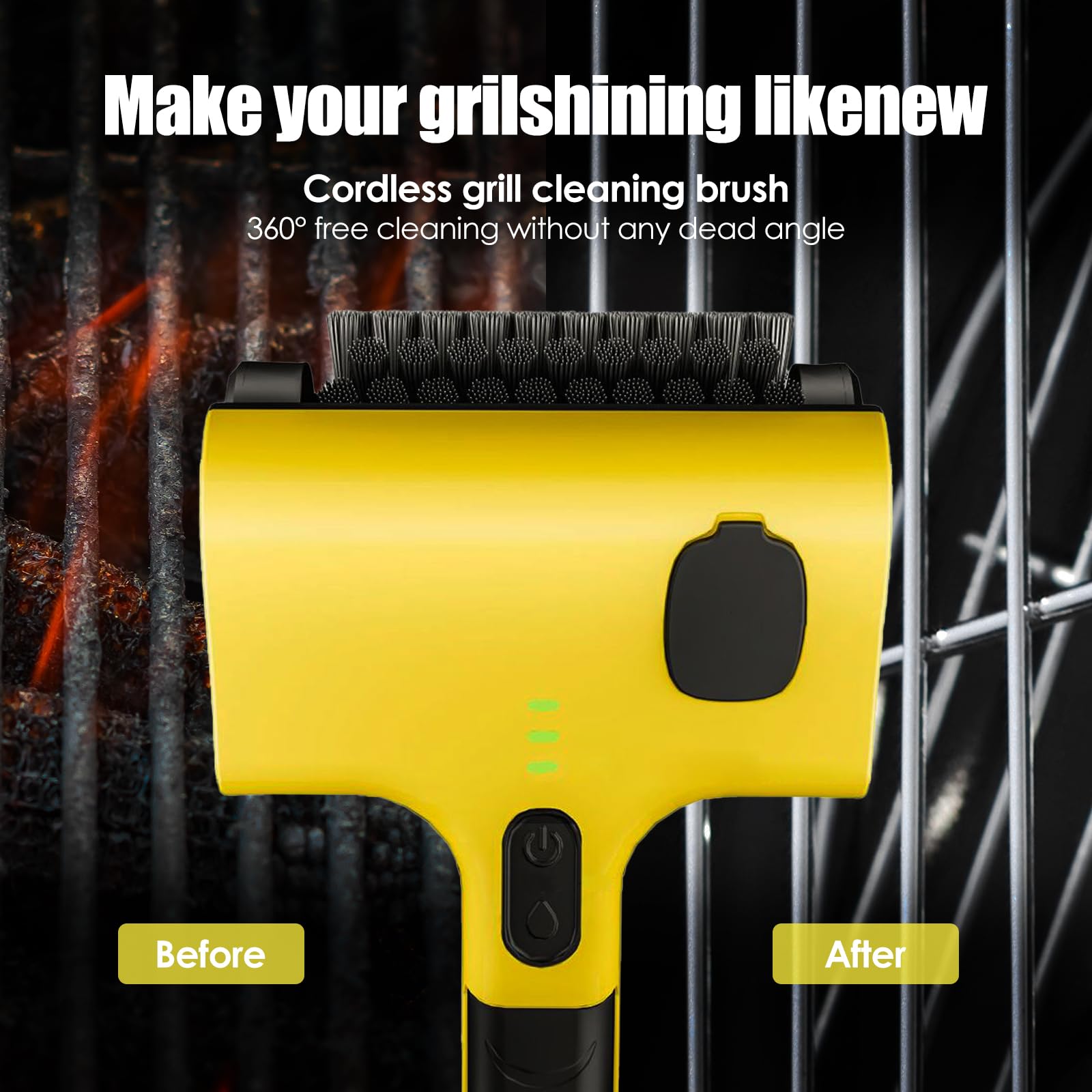 Electric Grill Cleaner Cordless & Rechargeable