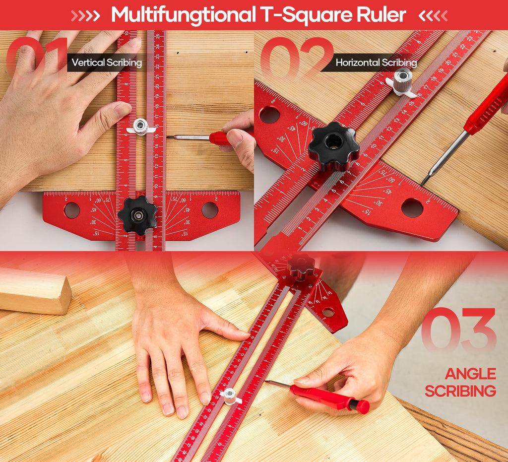 Woodworking Scriber Marking Line Ruler
