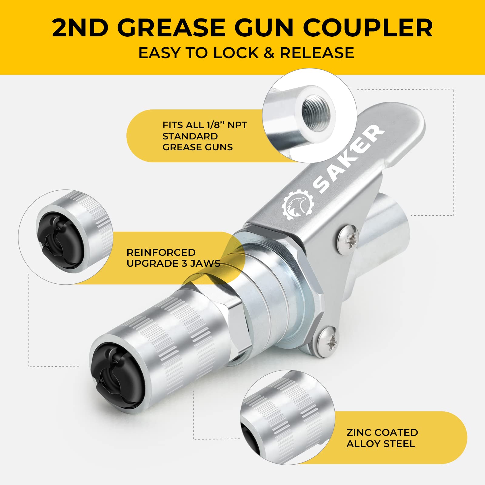 ® Grease Gun Coupler