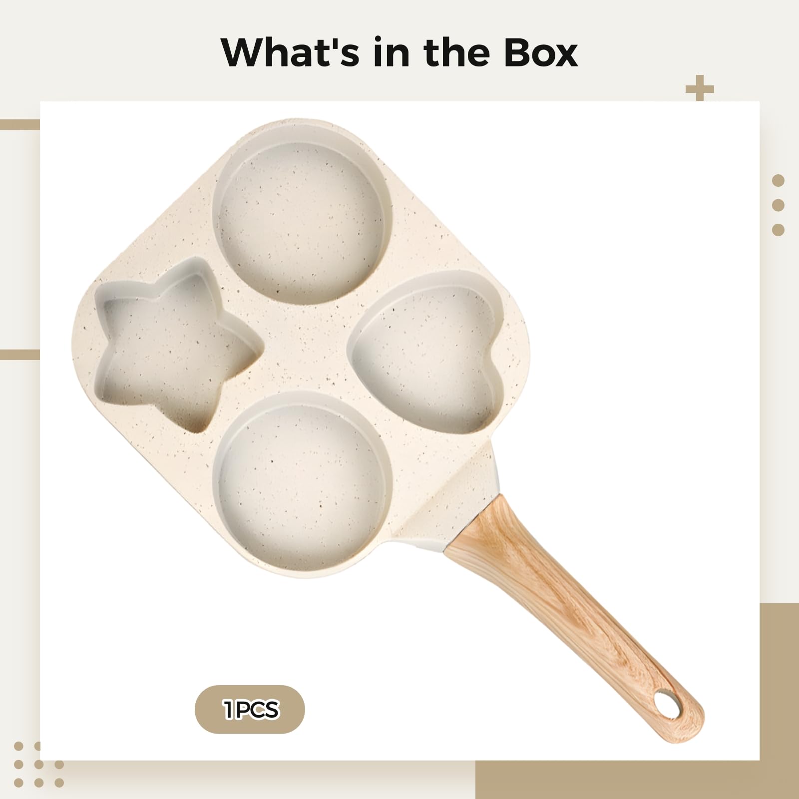 Egg Pan Four Hole Breakfast Skillet