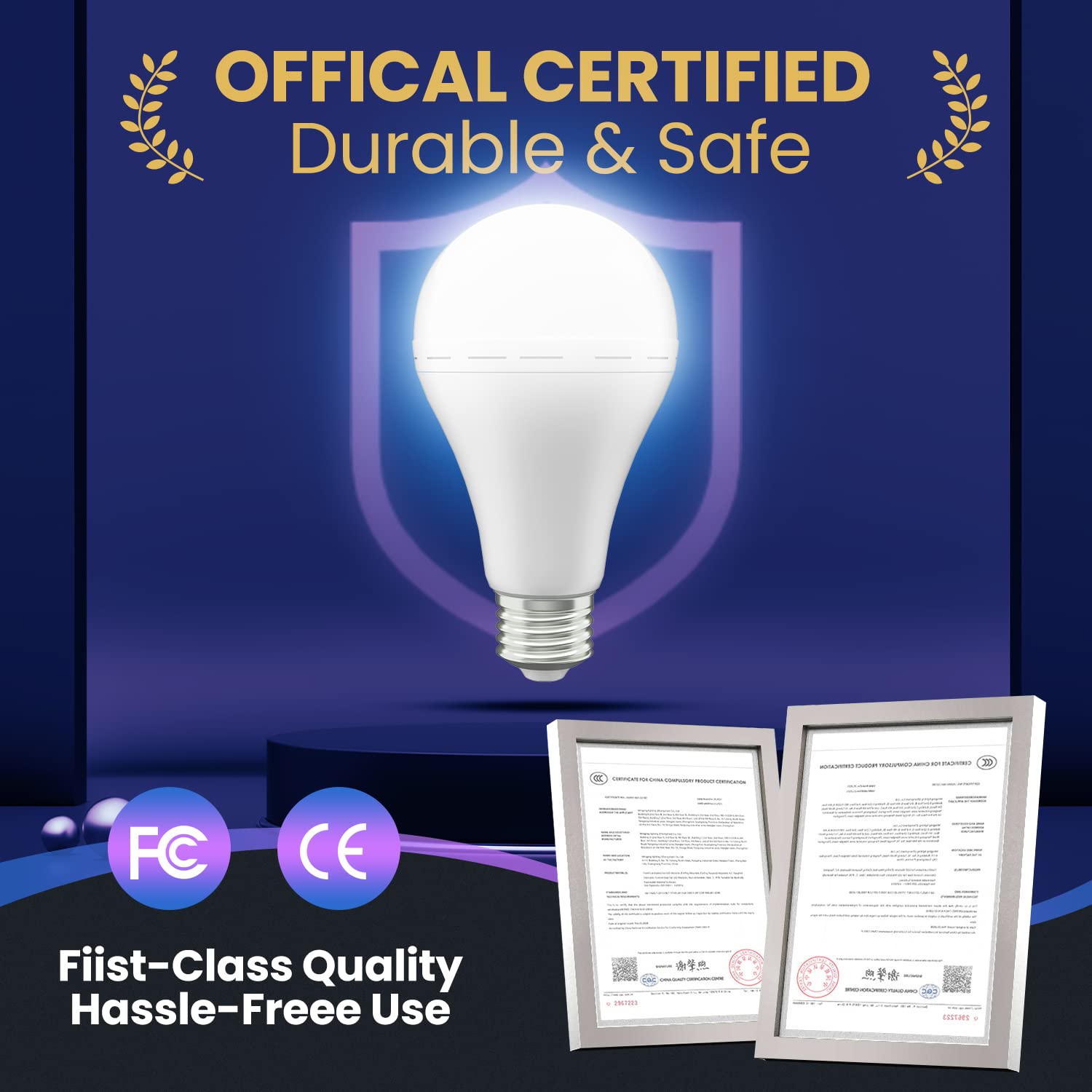 Emergency Rechargeable LED Light Bulbs