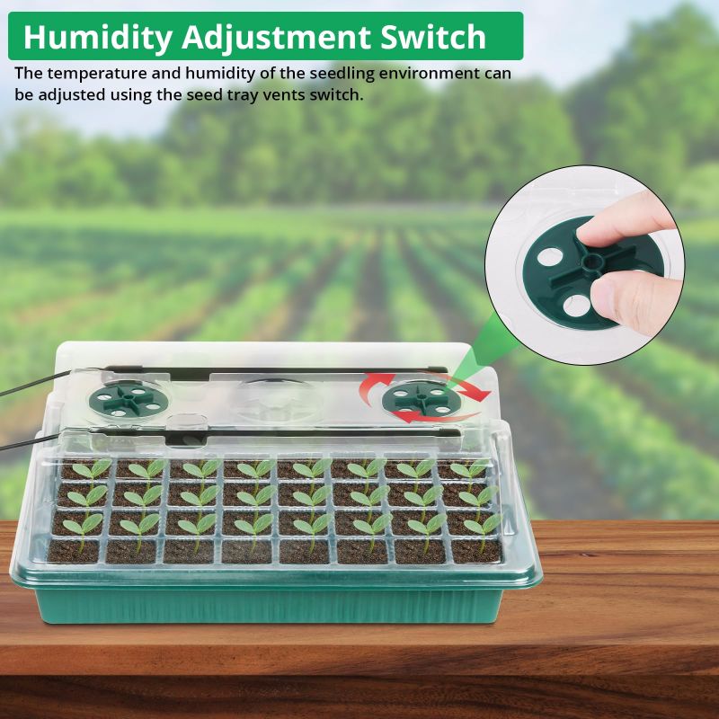 Seed Starter Tray with Grow Light