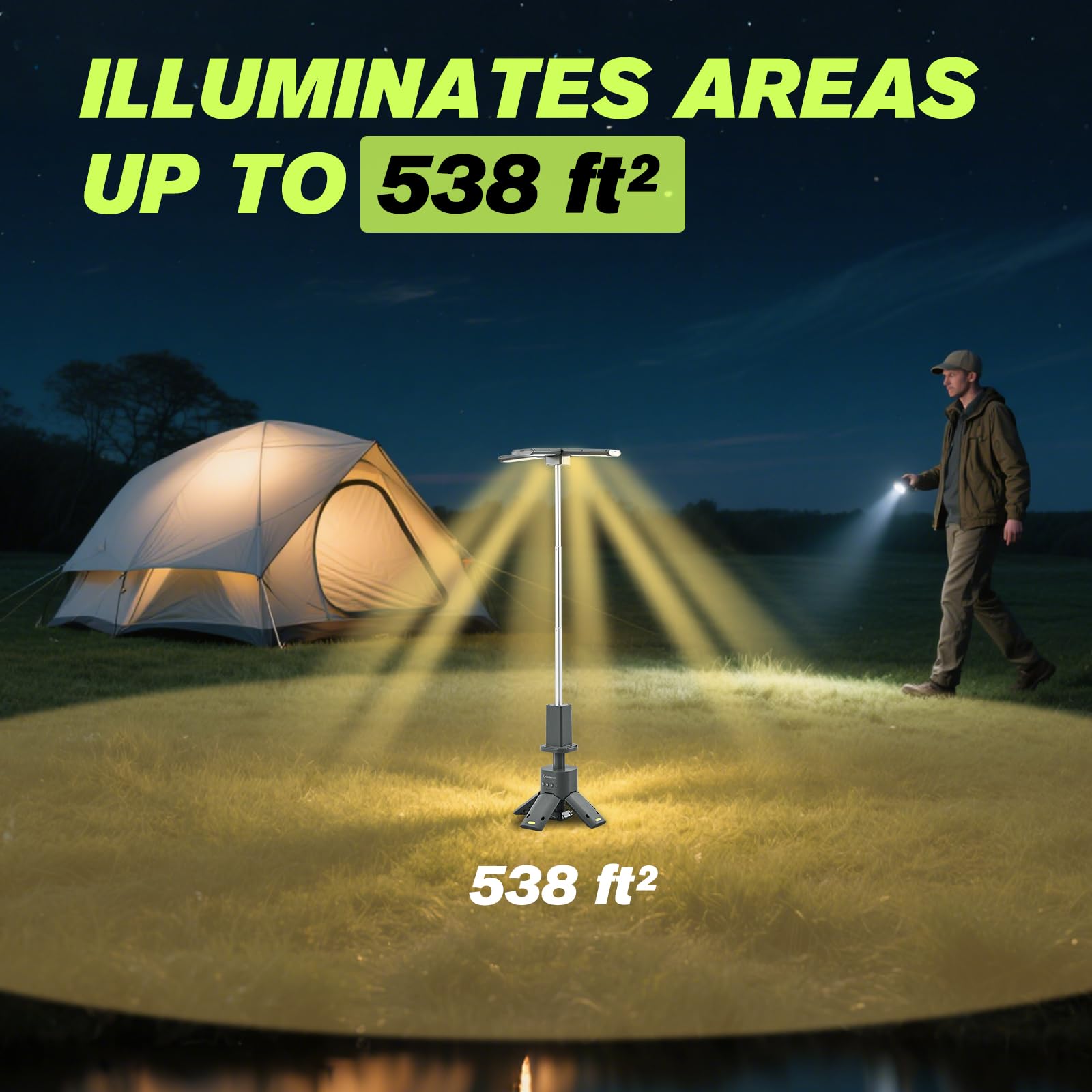 Telescopic Rechargeable Camping Lantern