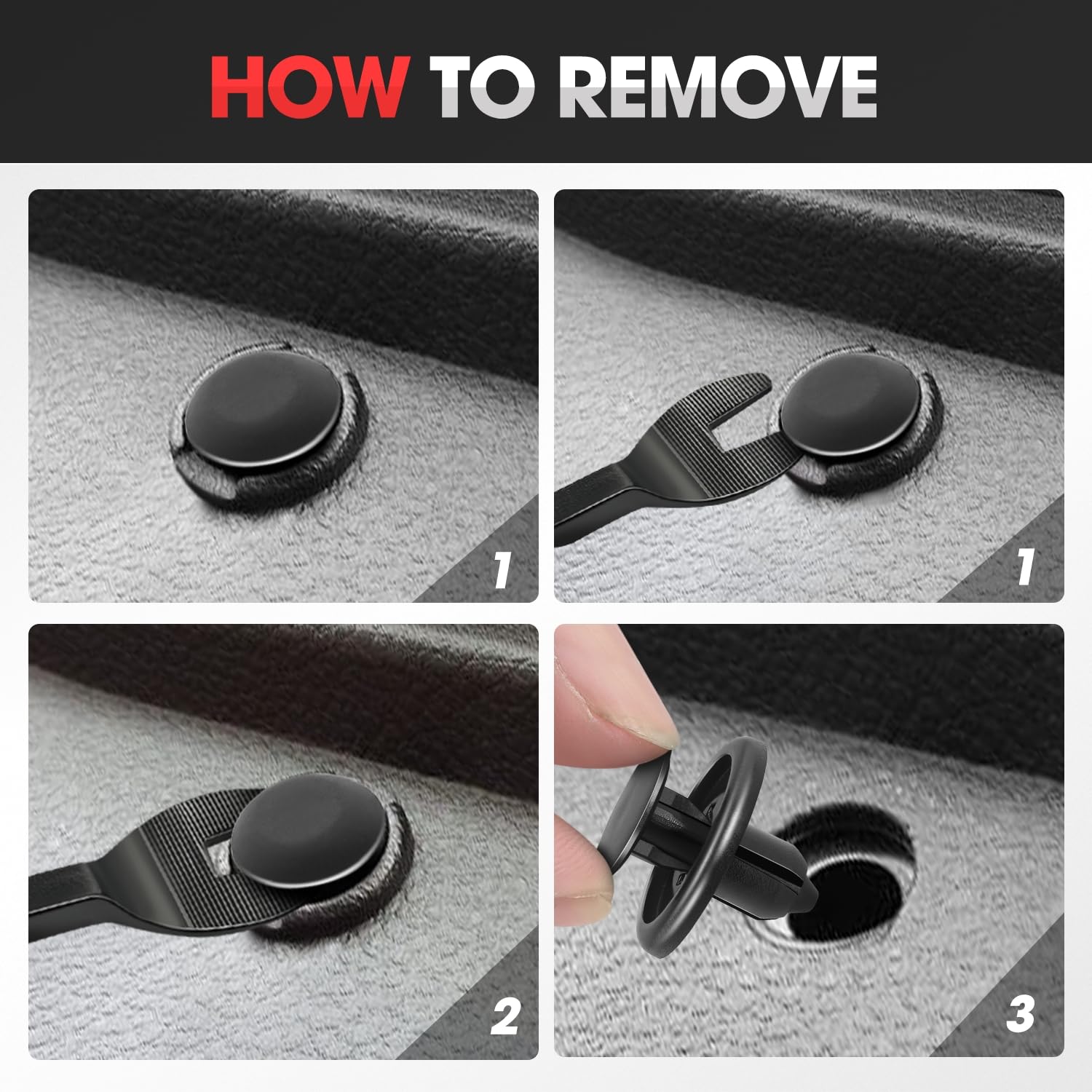 150pcs Universal Nylon Bumper Retainer Clips Kit
