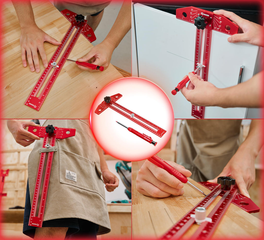 Woodworking Scriber Marking Line Ruler