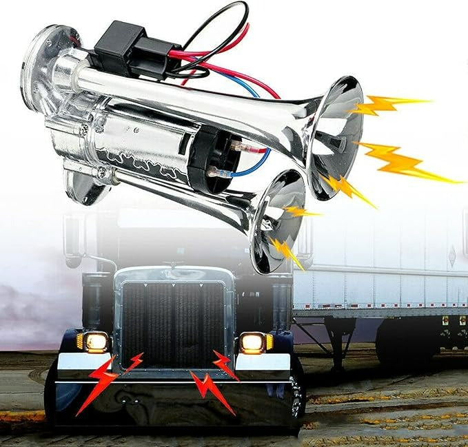 Loud Car Dual Trumpet Air Horn