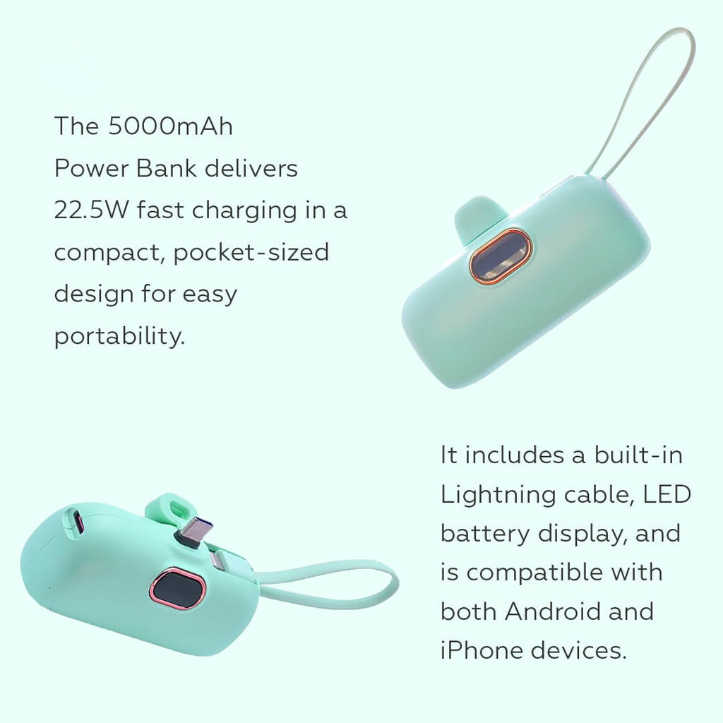 Digital Display Capsule Power Bank