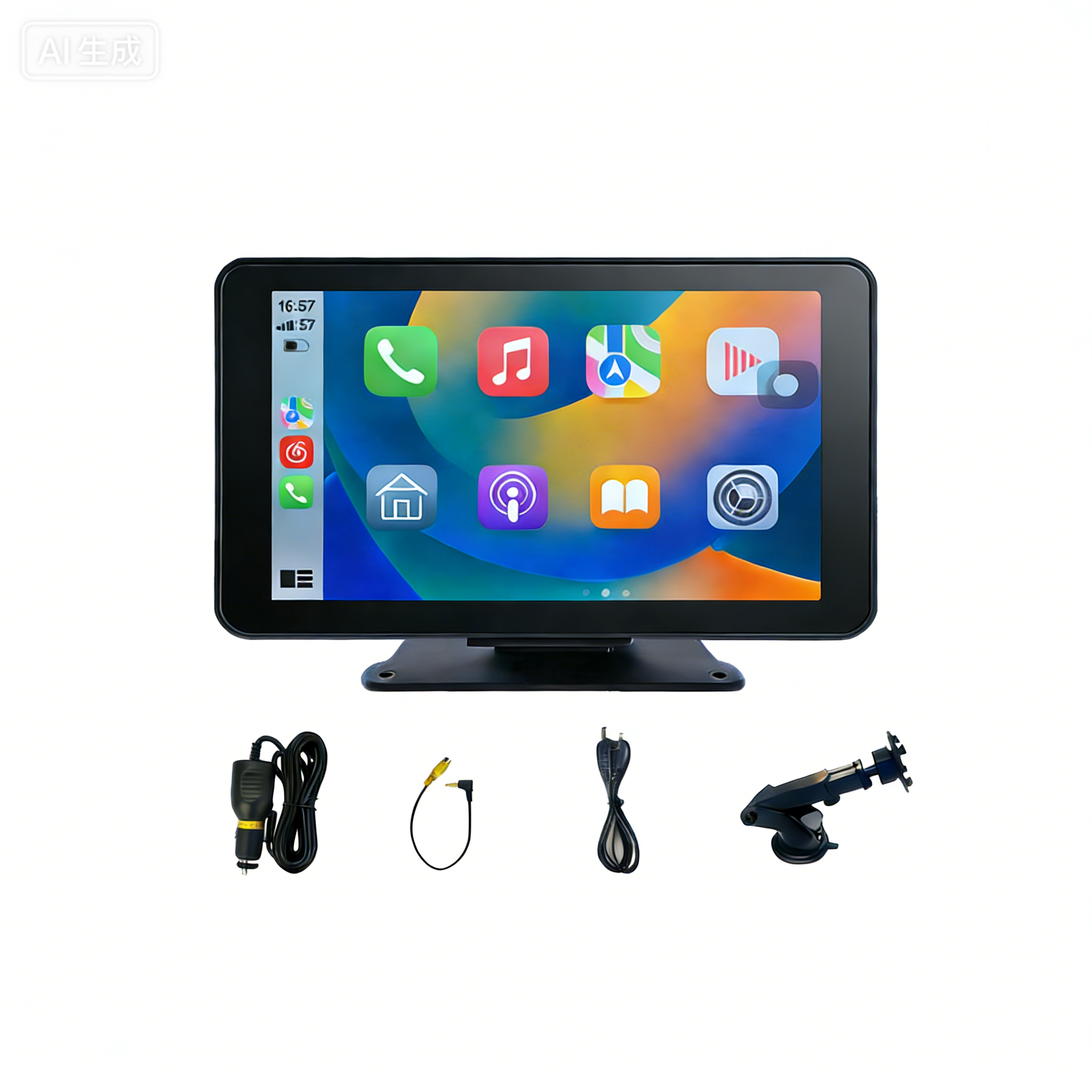 Portable Wireless CarPlay Touch Screen