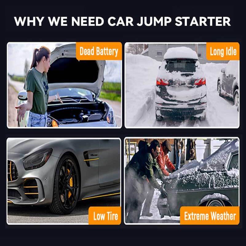 4-IN-1 Portable Jump Starter