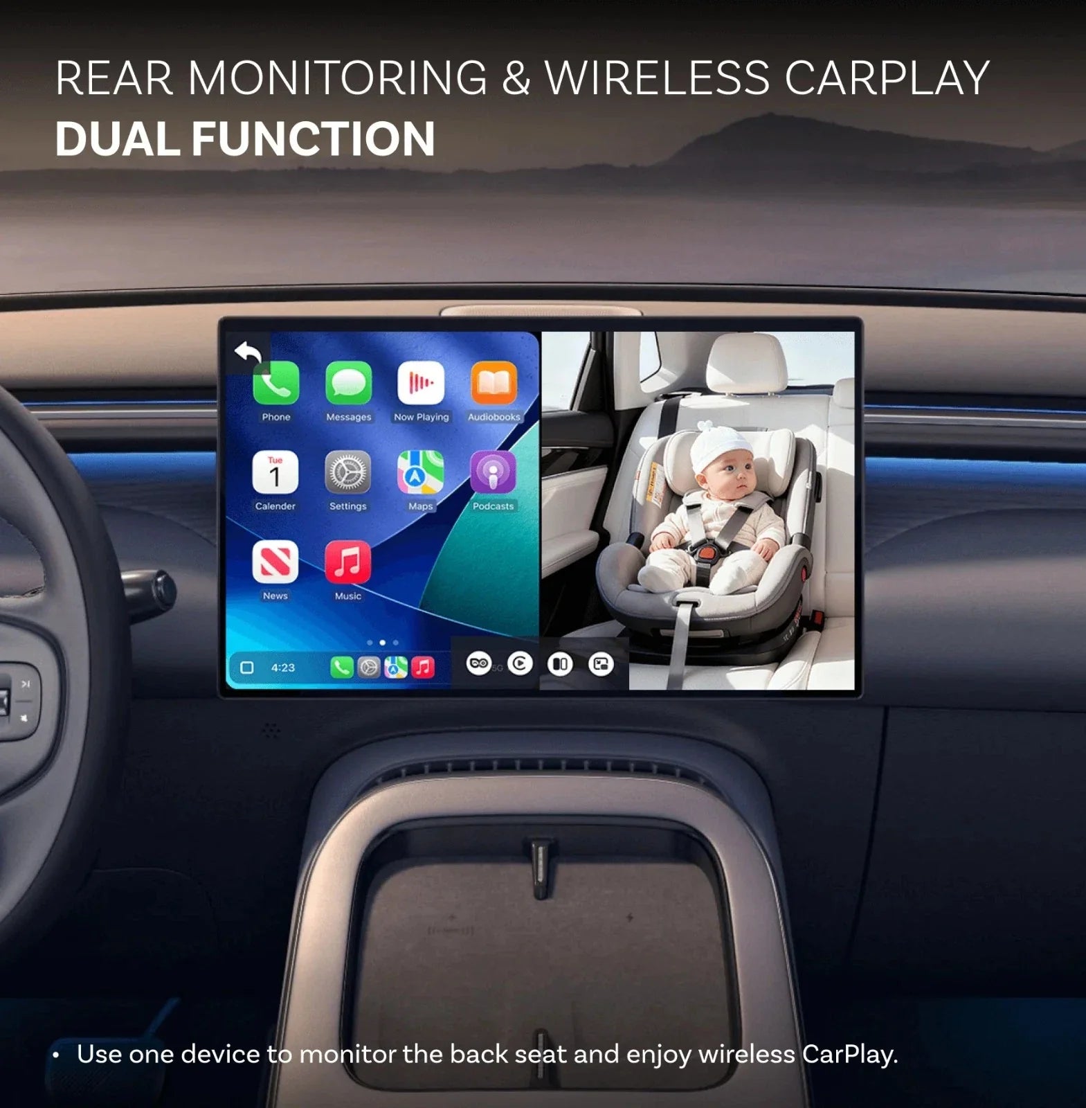 2-In-1 Baby Car Monitor