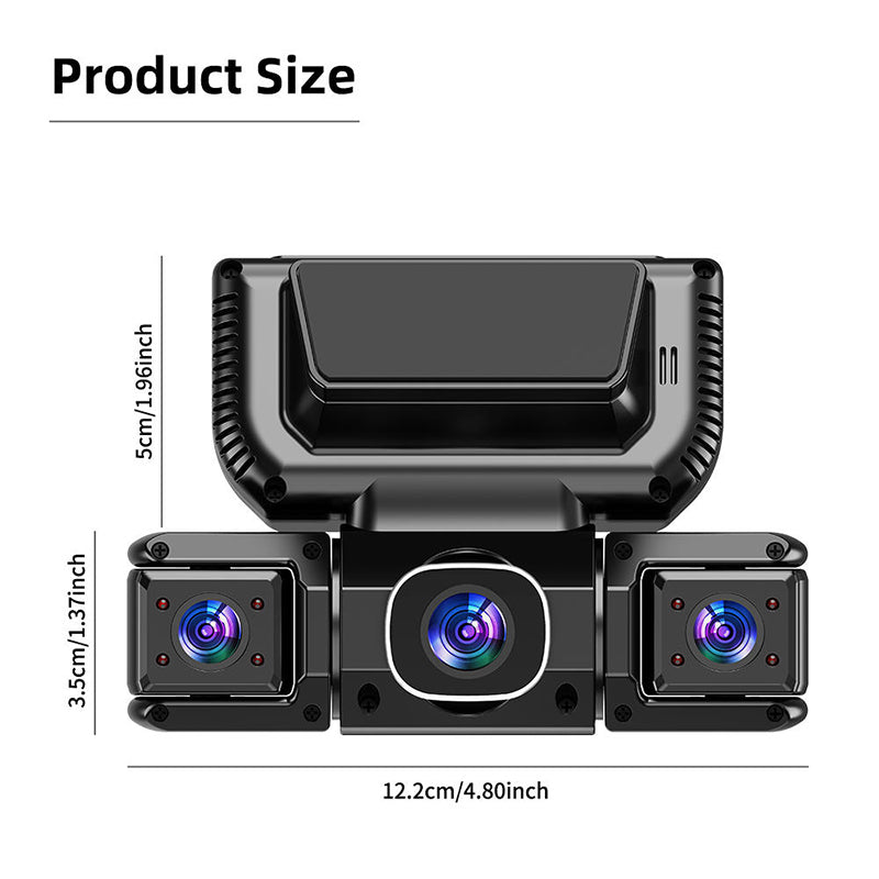 4 Channel Dash Cam Front Rear