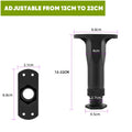 6 Pcs Adjustable Height Bed Support Legs